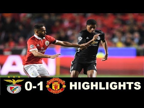 Benfica vs Manchester United 0-1  Extended Highlights – Champions League 18/10/2017